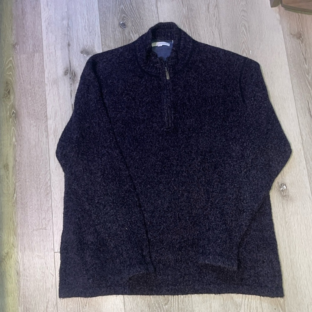 Super cool knitted quarter zip